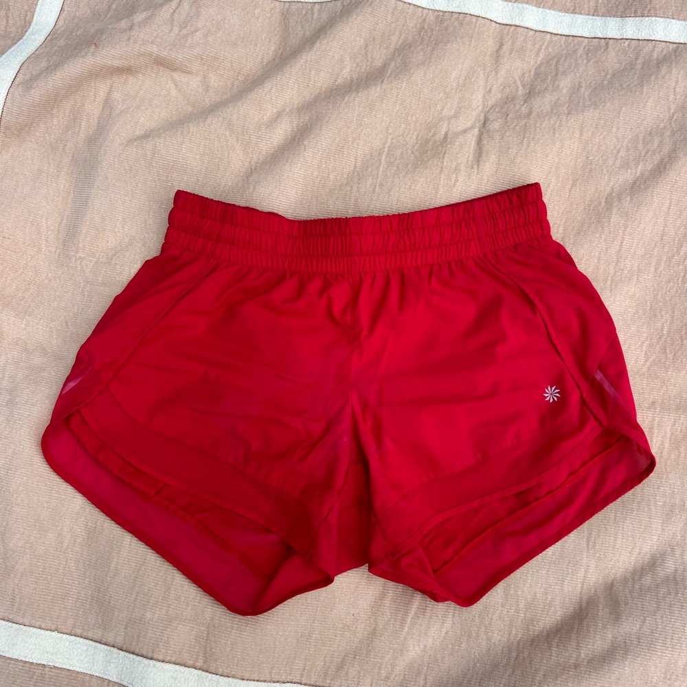 Athleta Women's Red Athletic Shorts